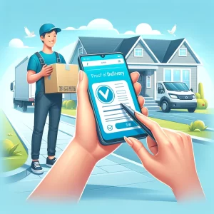 POD-proof of delivery-hublogistics-4pl-digital paper-papaerless